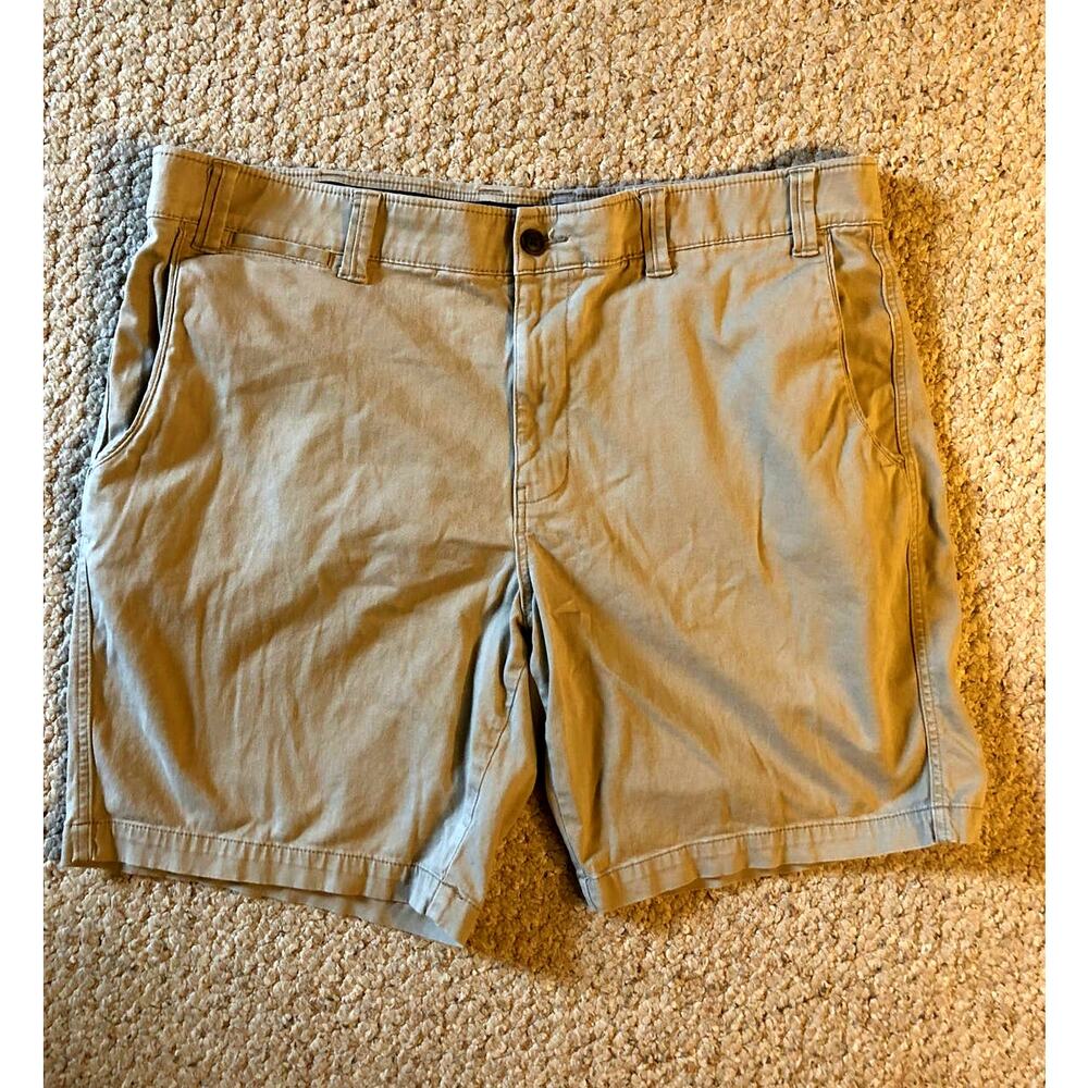 Foundry Khaki Beige Tan Mens Shorts Dress Casual Size 46 5 pocket